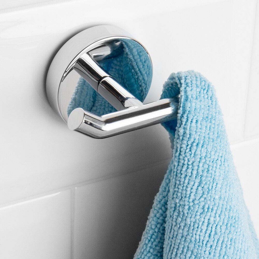 Primematik-Dubbele Verchroomd Badkamer Hanger Model Paddy