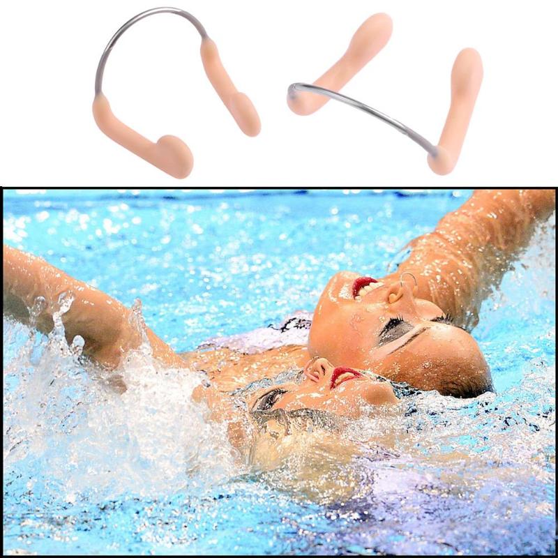 Durable No-skid Soft Silicone Steel Wire Nose Clip for Swimming Diving Water Sports Women Kids Summer Swimming Diving Equipment