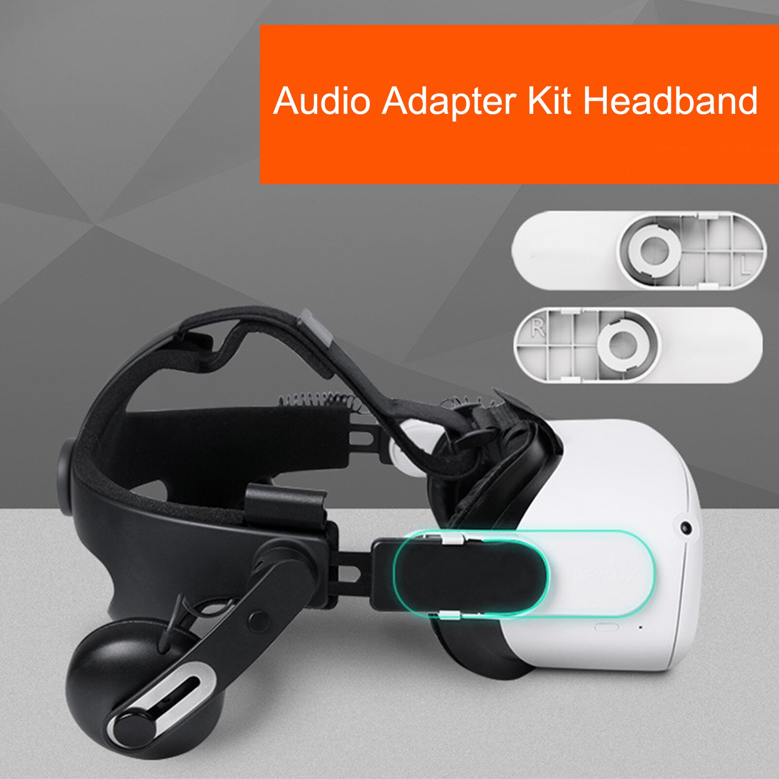 Audio Adapter Kit Hoofdband Voor Htc Vive Smart Connector Voor Oculus Quest 2 Hoofd Band Headset Adapter Vr Accessoires