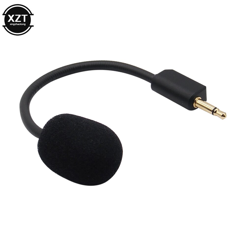 Mic Microphone for Razer BlackShark V2 and V2 Pro Wireless Gaming Headset 3.5mm Detachable Game Boom Microphone with Foam