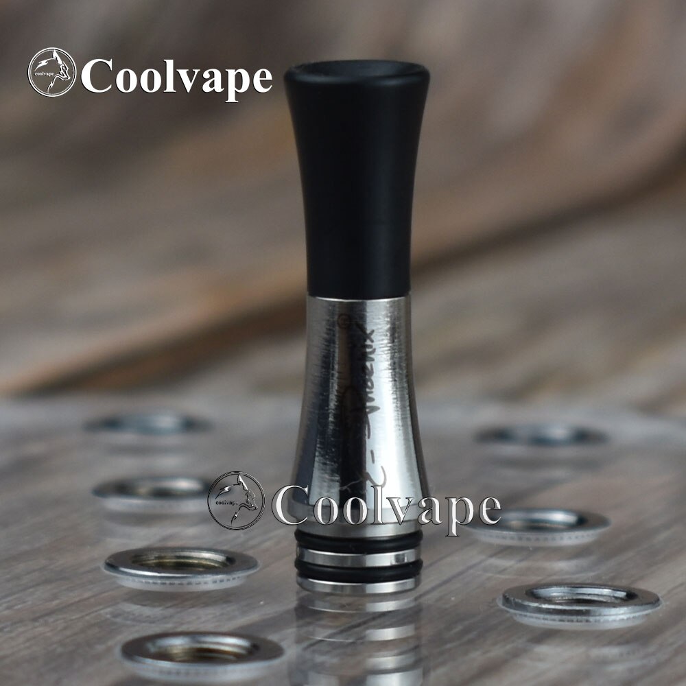 coolvape firebird rta drip tip Long Stainless Steel MTL 510 Drip Tip Narrow Bore Vape Tip Mouthpiece Accessories: 1pc Glossy color