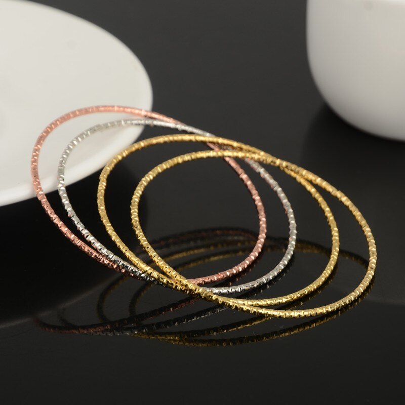 4 Stks/set Goud Zilver Kleur Mooie Kinderen Kid Jongen Meisje Baby Baby Bangle Armband Voor Kind