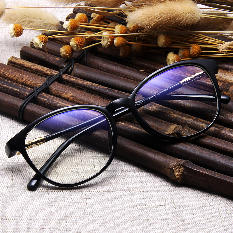 Oval Oversized Men Women Glasses Frame Transparent Optical Vintage Spectacle Round PC Retro Over Sized Myopic Frames