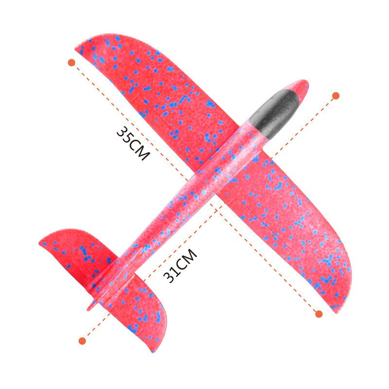 Hand Launch Glider Foam Toy Plane Model , Horizontal Flying & Spiral Flying airplane made of foam plastic: 2