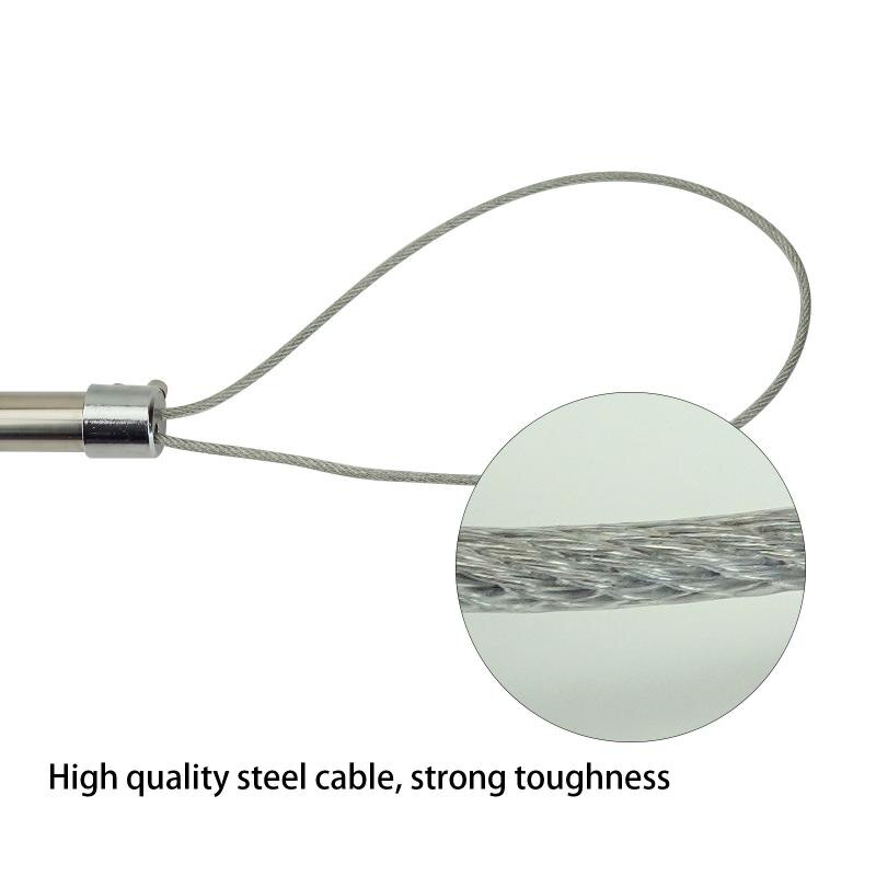 1Pcs Livestock Stainless Steel Pig Holder Heavy Duty Hog Catcher Snare Pig Swine Catcher Pole Animal Catch Pole Catcher Tools