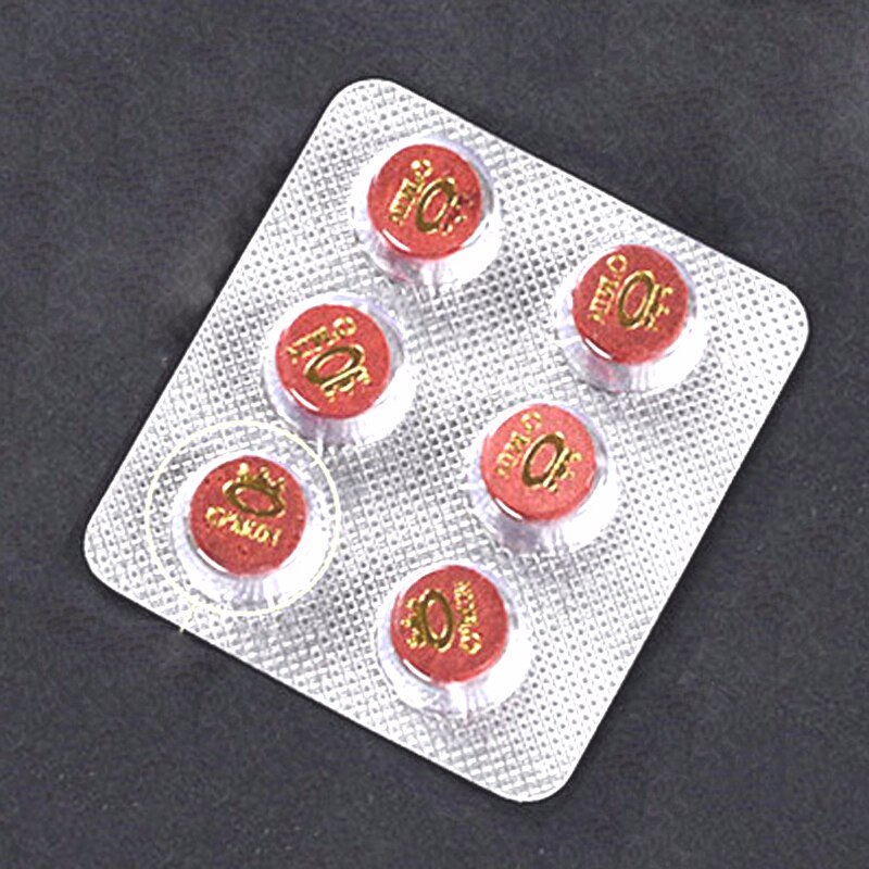 Punta de taco de billar inglés, accesorios de cuero para billar, color rojo, 1/2/6 Uds., 10,5/12mm