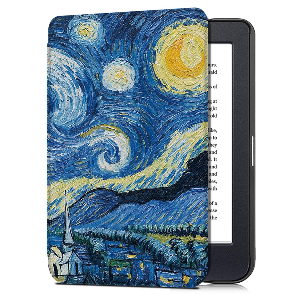 Kobo Nia Case (Model N306 Vrijgegeven)-Lichtgewicht Slanke Beschermhoes Met Magnetische Sluiting/Auto Sleep/Wake: Starry sky