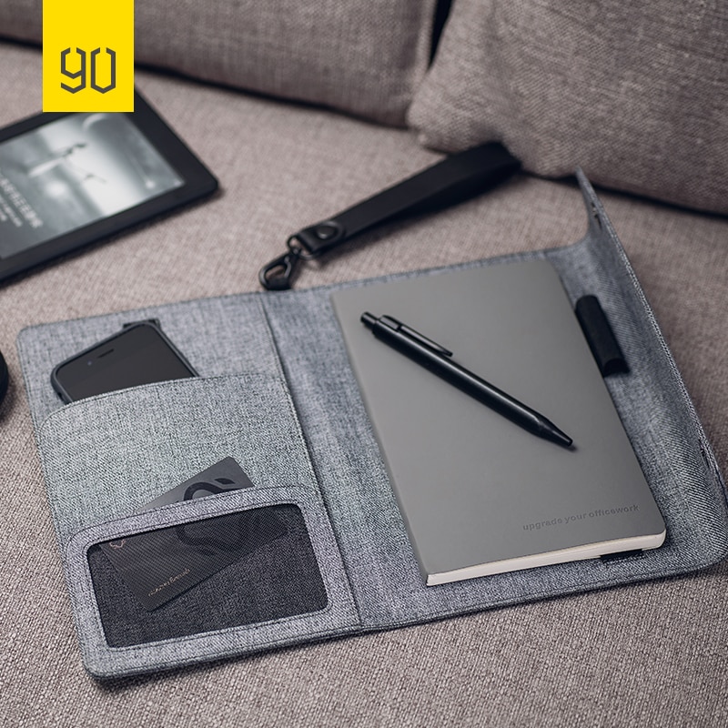 NINETYGO 90FUN Functionele Business Handtas Dag Clutch Ipad Mini Kindle Houder Notebook Mode Alle-in-een kantoor Mannen vrouwen