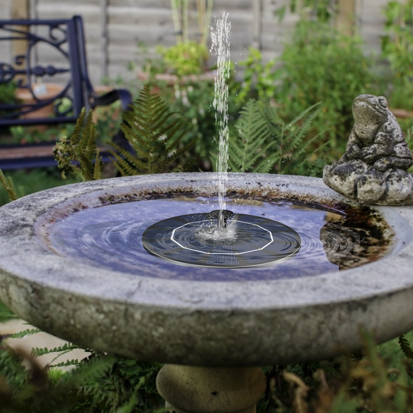 Solar Fountain Pump Floating Fountains With 7 Nozzles Bird Bath Fountain With 7 Nozzles Solar Fountains For Bird Baths Fish Pond
