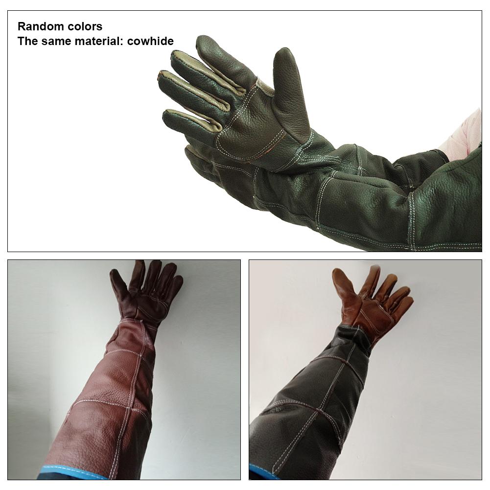 Neue Haustier Handschuhe Leder Anti-greifen Anti Biss Schutz Handschuhe Für Katze Hund Und Gartenarbeit Arbeit Handschuhe Haustiere Ausbildung fütterung