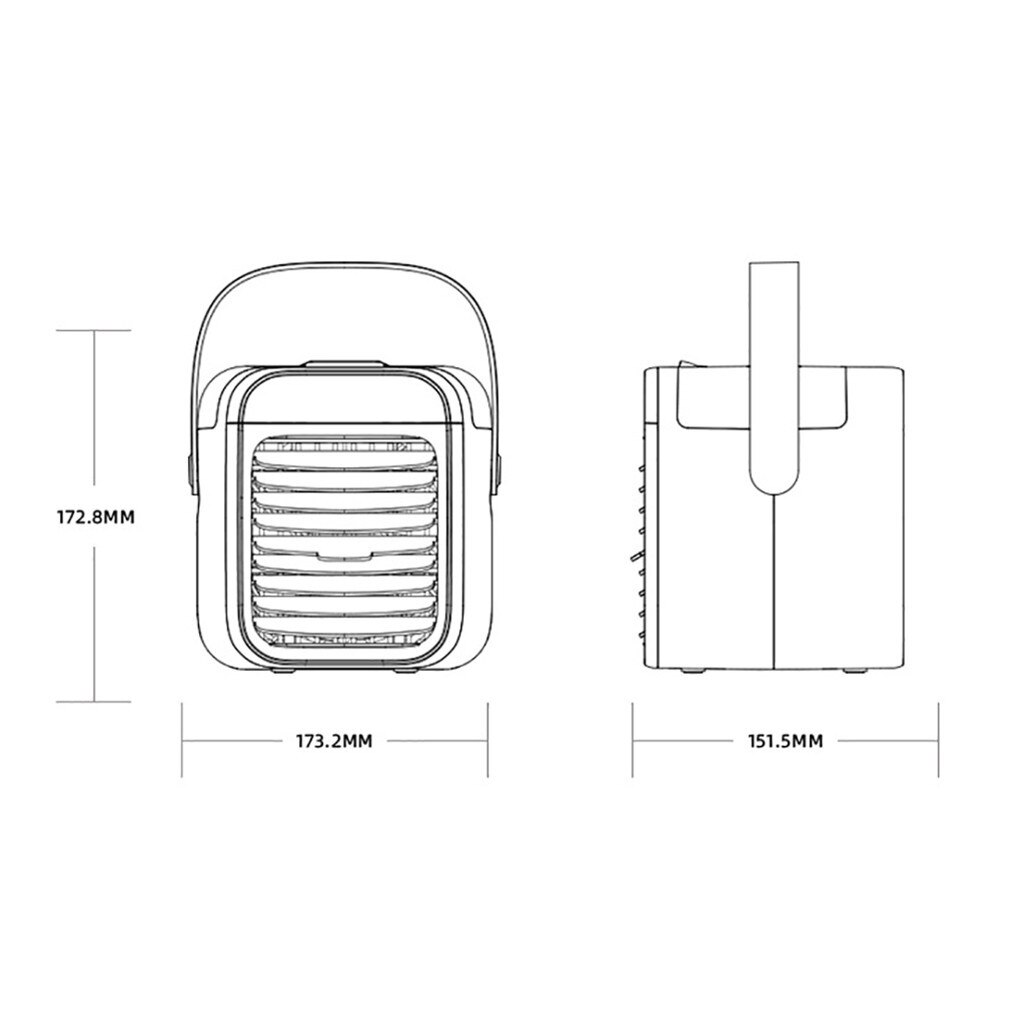 With 3 Ice Bag Air Conditioner Fan Air Cooler Mini Three Gear Mode Cooling Fan Air Frost Air Conditioner Desktop Cooling Fan