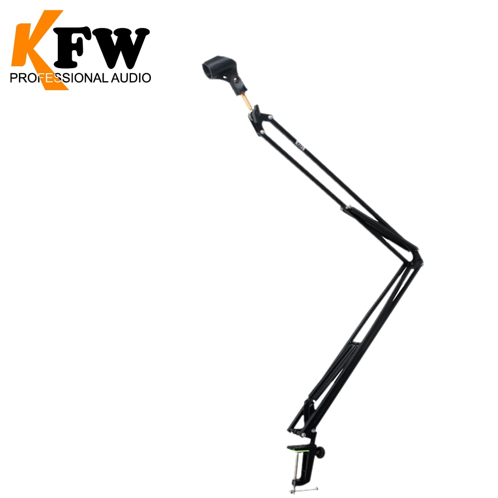Kfw Scissor Arm Microfoon Stand Anker Universal Swivel Cantilever Stand Microfoon Shock Mount Microfoon Stand Met Mic Clip