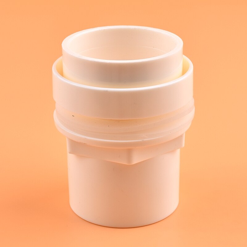 20/25/32/40/50mm PVC Pipe Aquarium Inlet Outlet Drainage Connector Home Garden DIY Shrimp Nano Water Supply Butt Fish Tank Joint: inner dia 20mm / 1pc white