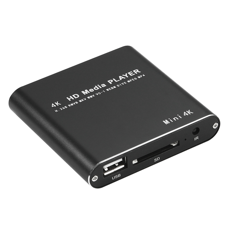 Lecteur multimédia HD Full HD 1080P USB lecteur multimédia externe avec SD Media TV Box Support MKV H.264 RMVB WMV (prise ue): Default Title