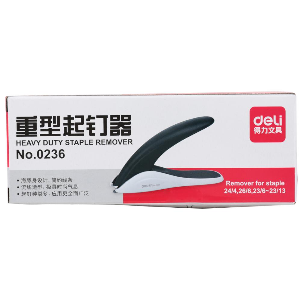 Deli Heavy Duty Stapler Staple Remover For 24/6 26/6 23/13 Staples Office Binding Stationery