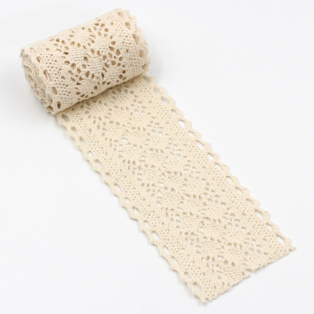 5Yards Patchwork Taaiheid Kleding Accessoires Beige Hometexile Versiering Katoen Handgemaakte Diy Decoratie Kant Versieringen Lint