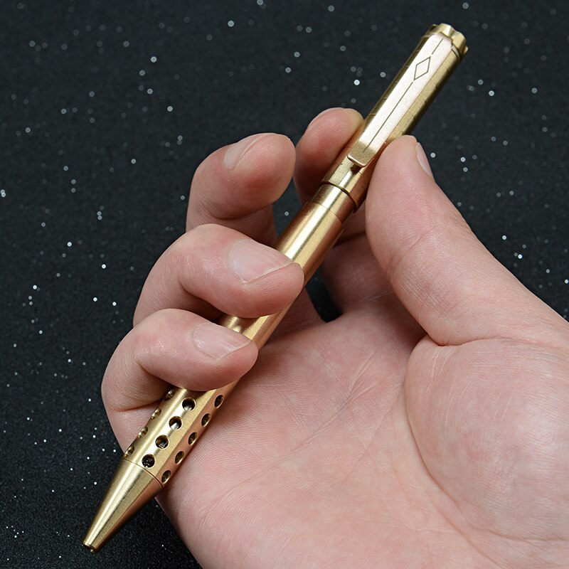 Zuiver Koper Magnetische Handtekening Pen Messing Gel Pen Metalen Pen Kantoorbenodigdheden