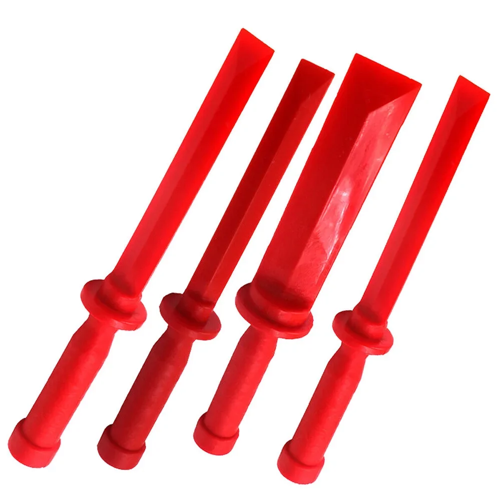 Juego de raspador de cincel de plástico para coche, removedor de adhesivo manual, herramientas de reparación de cuchillas de vidrio para carrocería, palanca ABS, 4 Uds.