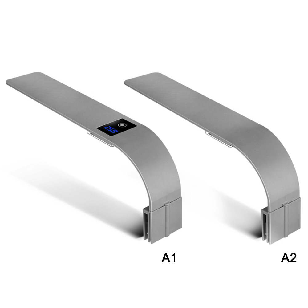 Iluminación LED para acuario con pantalla táctil, lámpara de pecera, iluminación de plantas acuáticas, impermeable, Clip-on, 15W