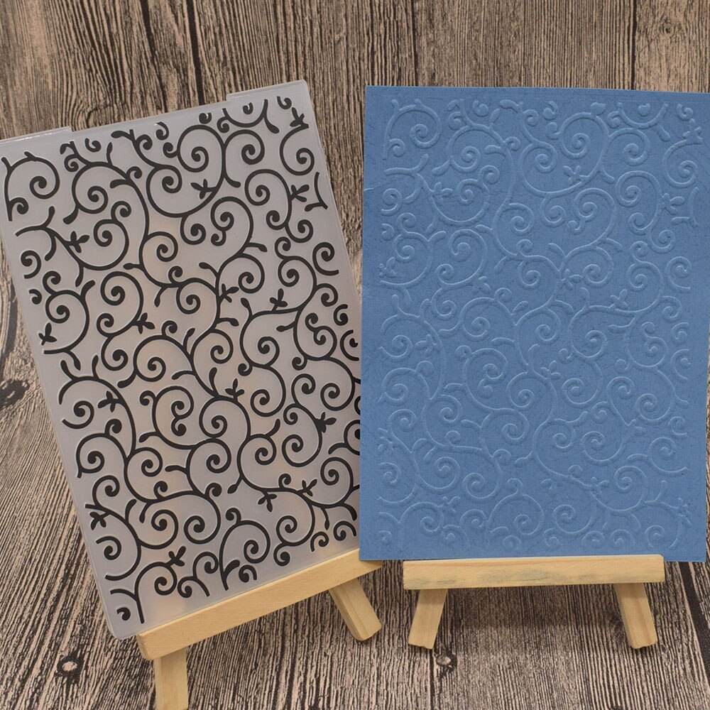 Heart Flower Lace Leaves Plastic Embossing Folders Stencils Template for DIY Paper Cards Album Scrapbooking Decoration