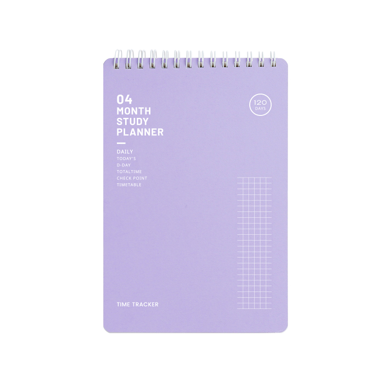 Study Planner Daily Planner 4 Month Student Planner Organizer Notebook Timetable Time Tracker 120 Day Planner Portable Schedule: Burgundy