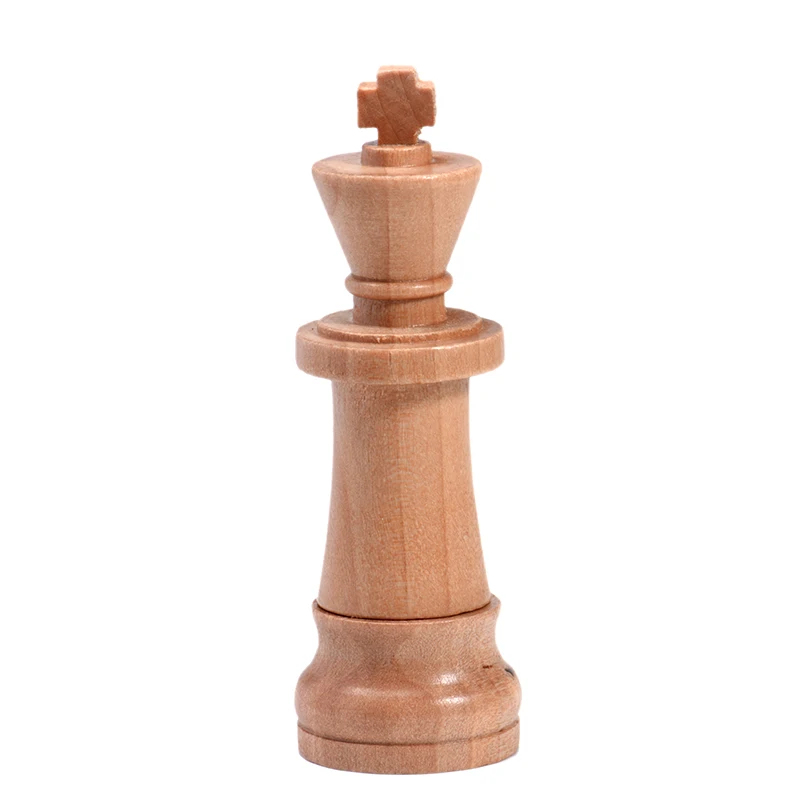 Wooden International Chess USB Flash Drive 128GB Real Capacity Memory Stick 64GB Fancy Pendrive 32GB Shatterproof U Disk 16GB: WHITE / 8GB