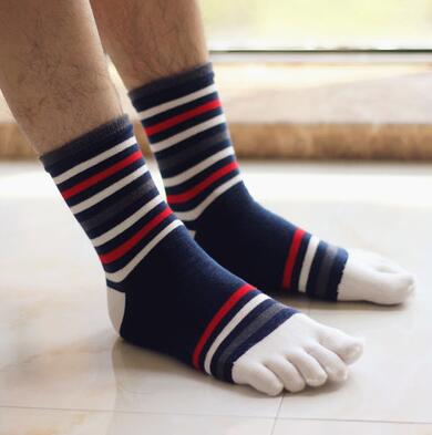 Automne et hiver hommes garçons doux couleur dessin animé cinq doigts orteil chaussettes hommes coton chaussettes hommes chaussettes: 13