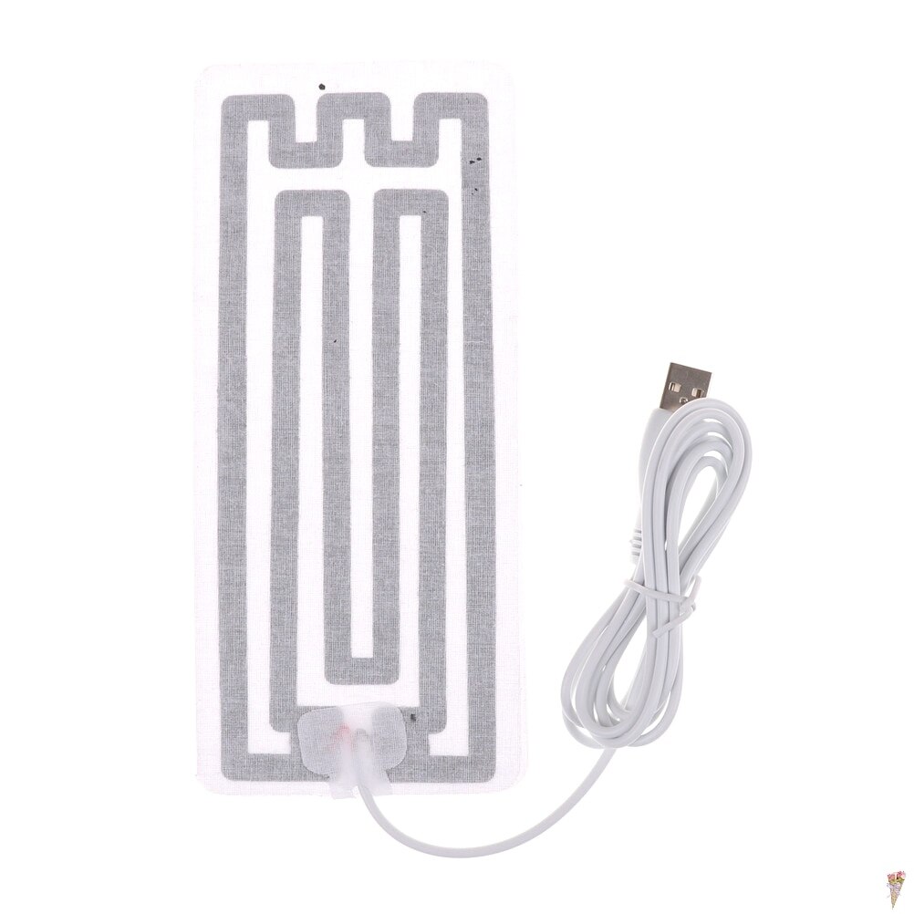 1 sæt elektrisk opvarmning til gør-det-selv opvarmet tøj termovarmer opvarmet tøjjakke mobile varmepuder gearkontakt: 8 x 18cm 1 stk