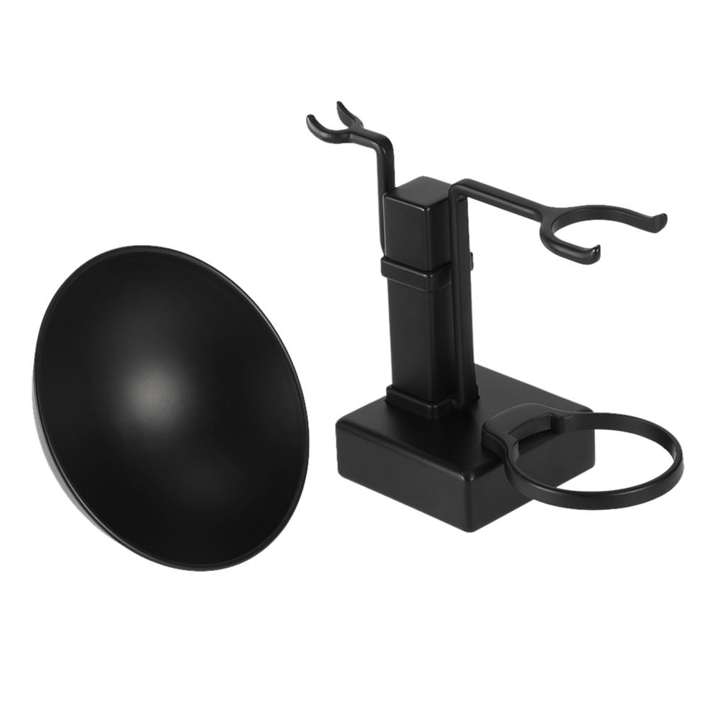 2 in 1 Shaving Stand Holder Set for Shaving Brush Razor Soap Bowl Mug Cup Set Shaving Kit Male Facial Cleaning Tool