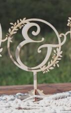 Sweetheart table decor, Wedding decor, Wedding sign, Bride and Groom Sign, Rustic wedding decor, Wedding: no1 / 15cm