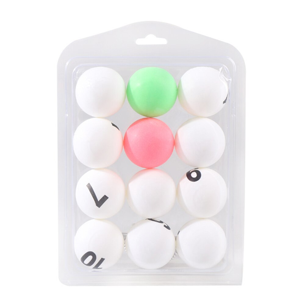 12 Pcs Colorful Ping Pong Balls Table Tennis Decor Balls Multi-functional Ping Pong Ball Amateur Training Balls Entertainment