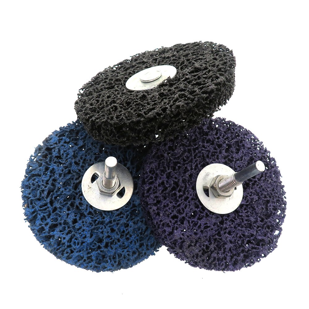 3pcs Strip Discs Abrasive wheel Paint Rust Removal Clean Grinding Wheel Paint Rust Removal Clean For Angle Grinder: 4inch each of 1