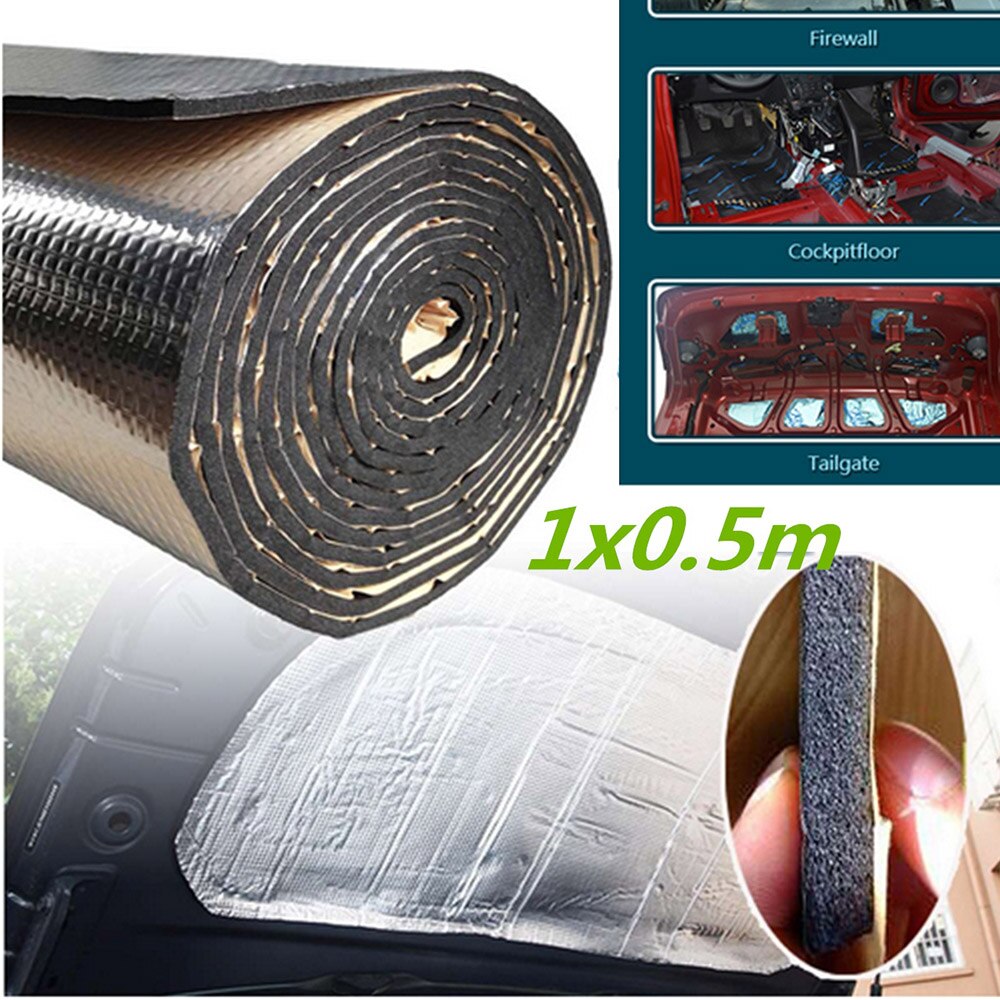 Produktbild von US ENERGY PRODUCTS Hitzeschild Matte 10mm – Feuerfeste Wärmedämmung Für Fahrzeuge, 4x5