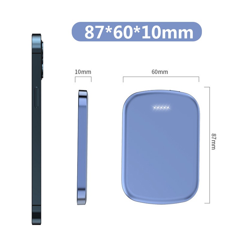 Magnetic Wireless Power Bank For IPhone13/13pro/13mini 15W Wireless Charging For iphone 13 pro Max 5000mah External Battery