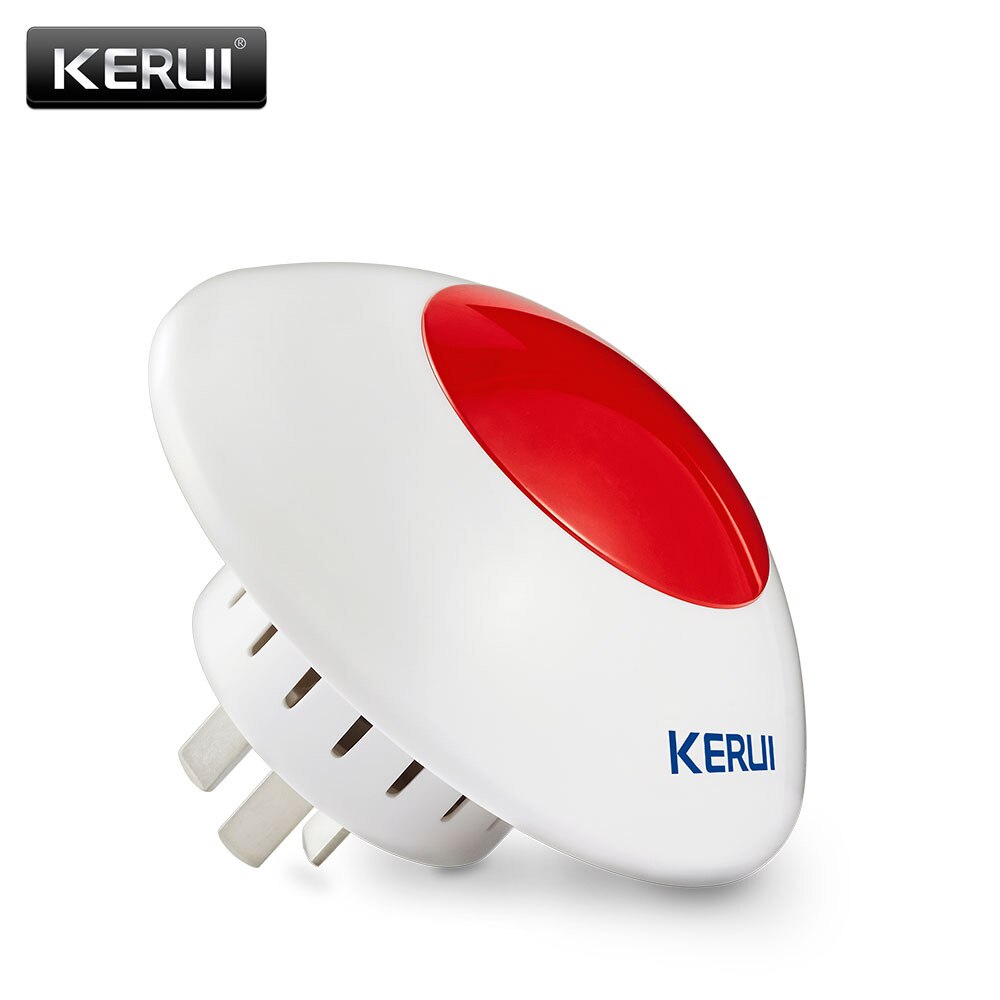 KERUI, Kit de bricolaje, W2 sistema de alarma WIFI/GSM 2,4 pulgadas Touch Panel seguridad Detector de movimiento, Sensor de puerta Buglar sistema de alarma: Wireless siren