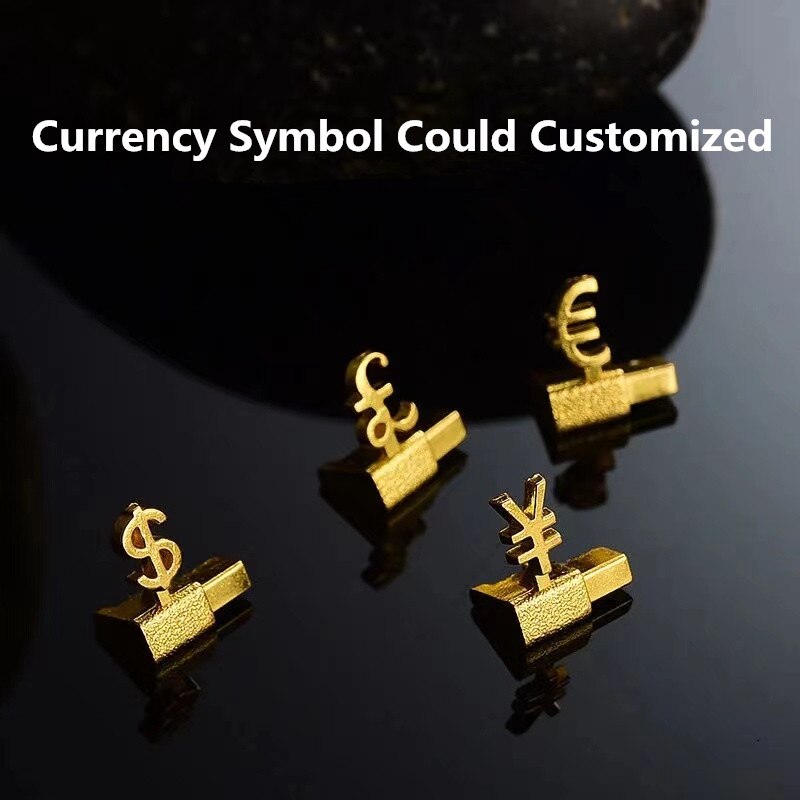 5 Sets Metal Adjustable Mini Jewelry Price Cube Tag Digital Number Price Label Tag Price Display Stand