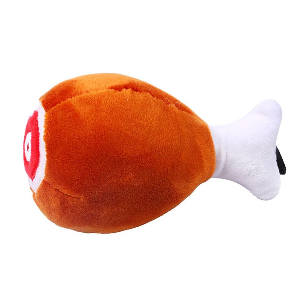 Huisdieren Hond Speelgoed Grote Drumstick Toy Bite Slip Vocal Knuffel Teddy Hond Knuffel Geluiden Maken Kip Been schattige Veilig Schoon