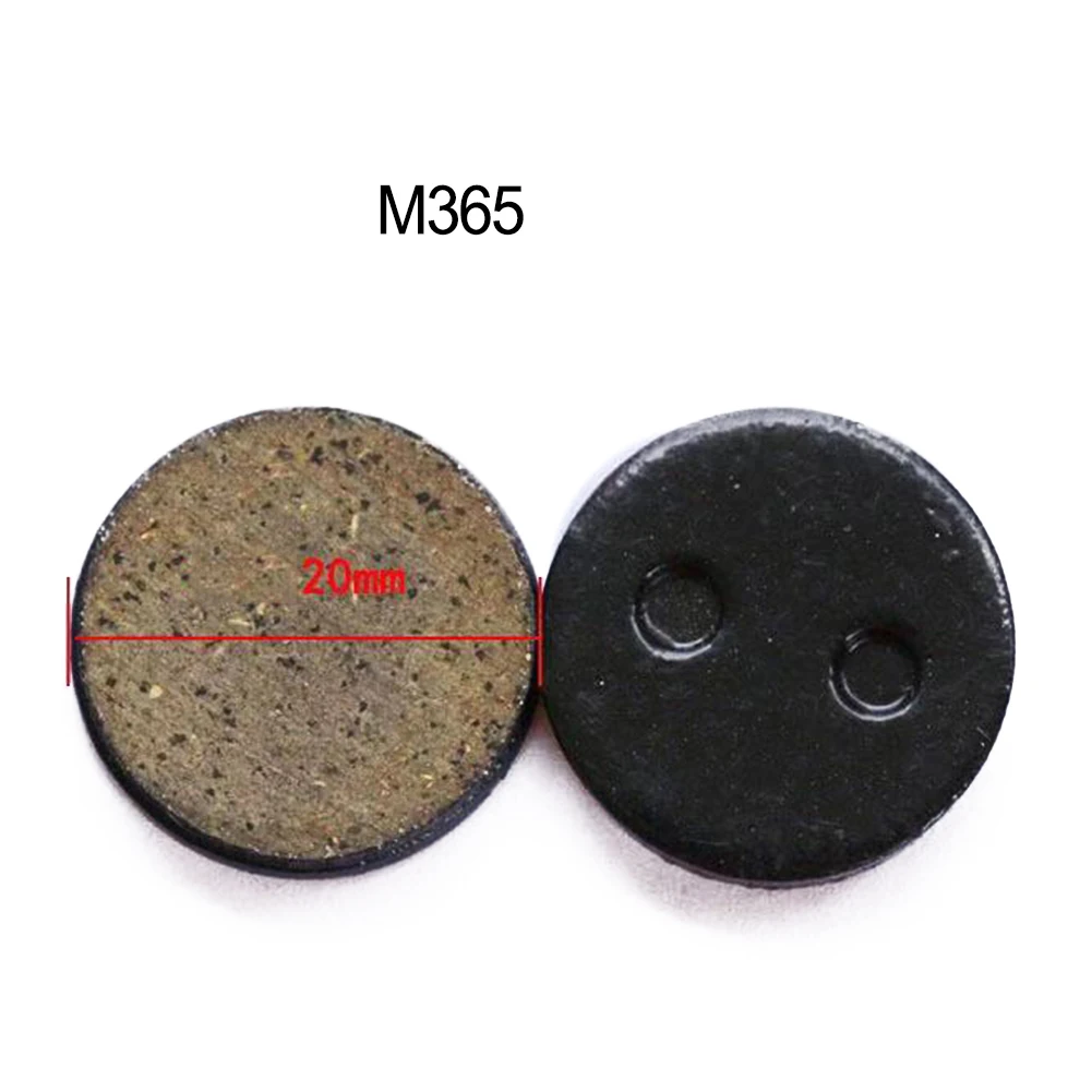 2 pièces pour Zoom plaquettes de frein hydrauliques plaquettes de frein à disque en résine 35x30.5mm accessoires pour Scooters MT200/M315/M355/M395/M446: YELLOW
