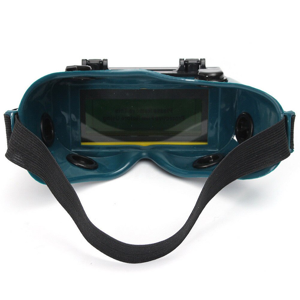 Lens Solar Powered Safety Welding Goggles PVC Automatic Dimming Eyes Protector