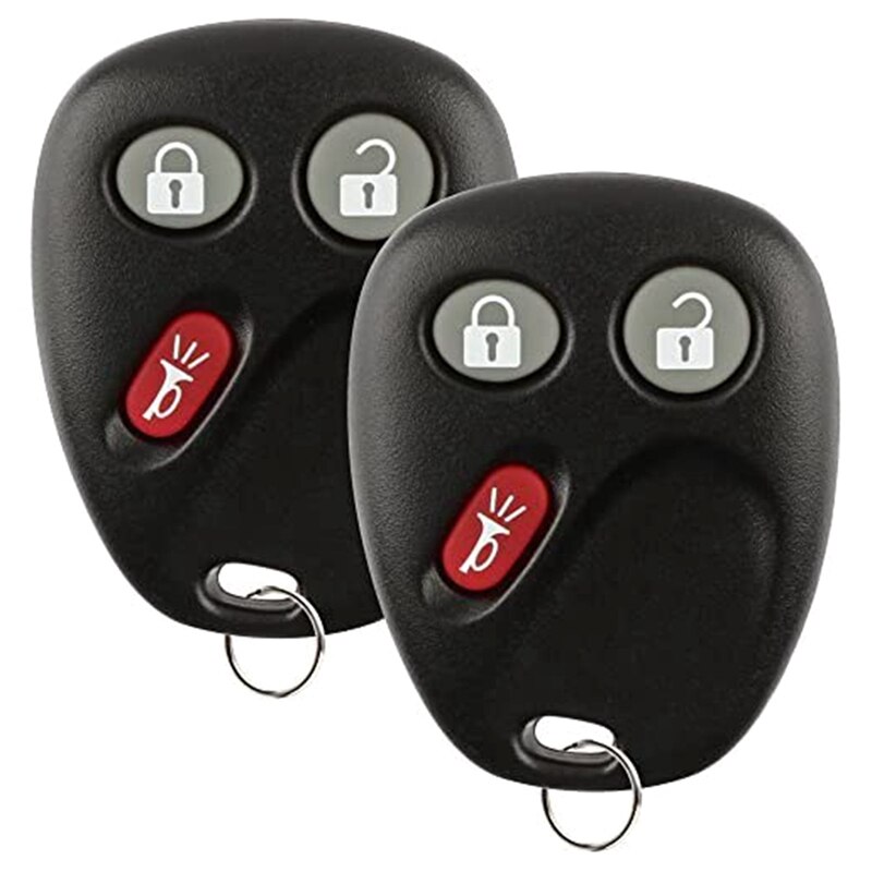 -Vervanging Sleutelhanger Auto Keyless Entry Remote Voor Yukon Tahoe Suburban Silverado Sierra Avalanche Escalade LHJ011(2 pack)