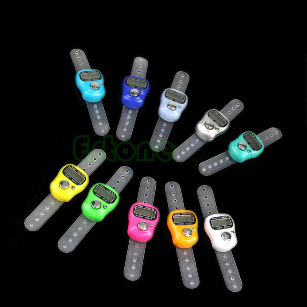 Stitch Marker and Row Counter LCD Electronic Digit Tally Counter L15