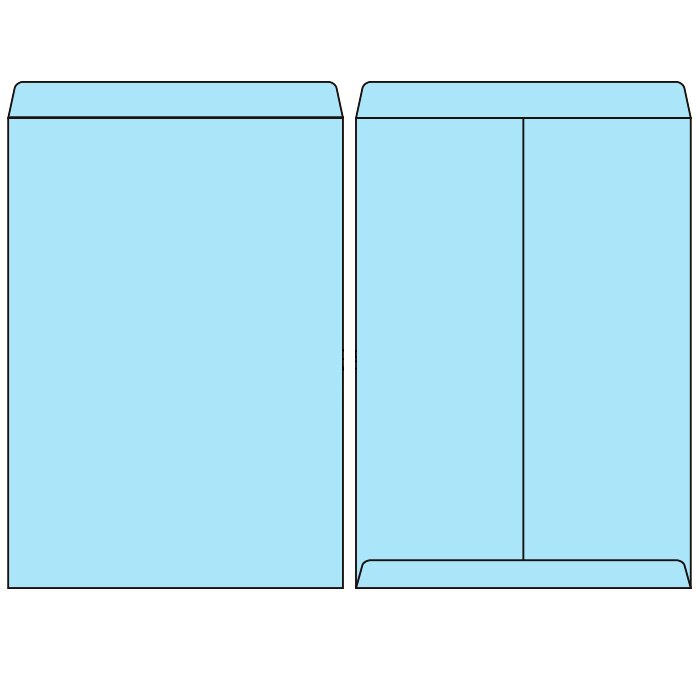 20 Pcs-A4 C4 324X229 Mm Grote Kleur Enveloppen: Light blue