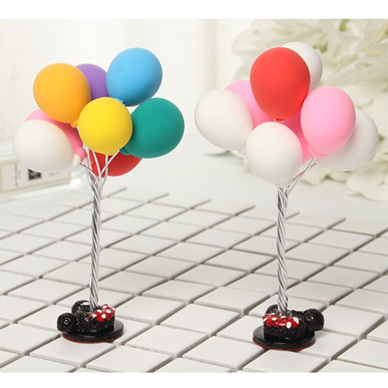 1PC Mini Cartoon Ballon Auto Innenraum Display Ornamente Schöne Ton Luftballons Dashboard Auto Ballon Ornamente Dekoration Ballon