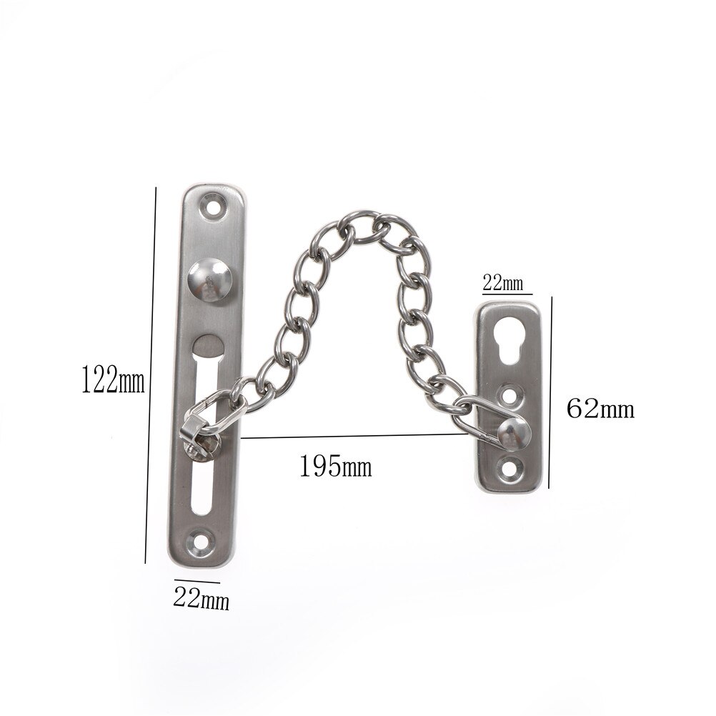 Practical modern Stainless steel door chain bolt ,Door chain guard , Door Security Chain,door chain lock top