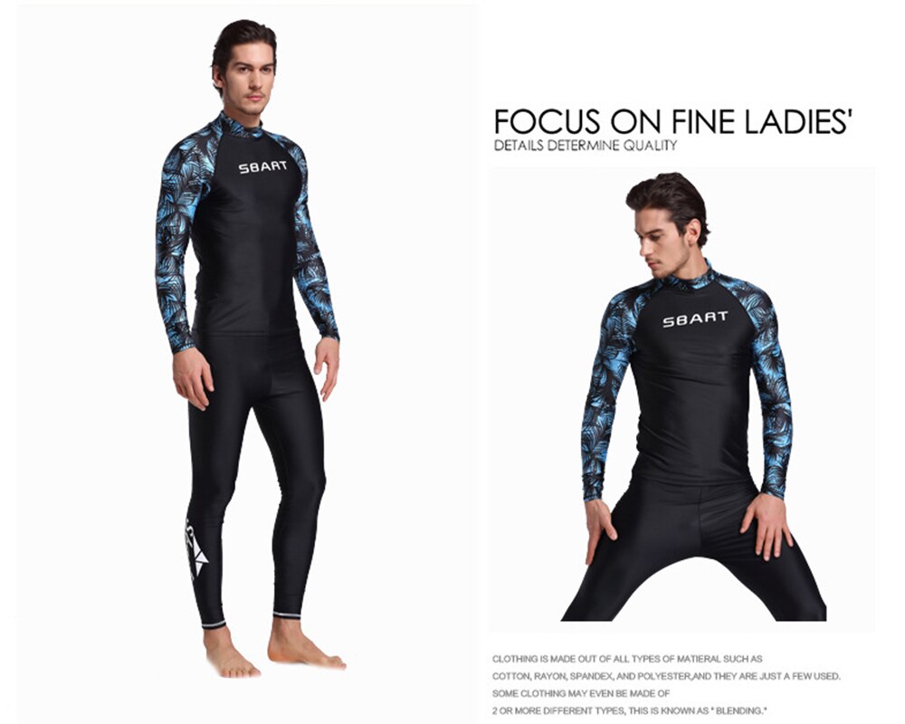 New men's diving split sunscreen surfing rash shirt long-sleeve anti-uv shirt rash protection snorkeling surfing top