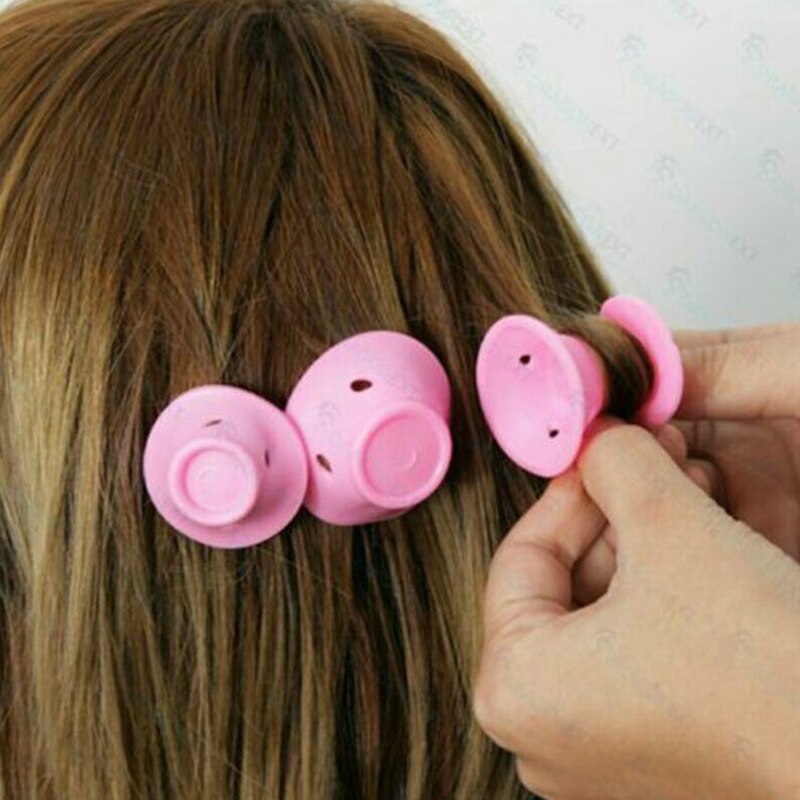 10/20/30 pçs/set Borracha Macia Cuidado Do Cabelo Mágico Modelador de Cabelo Rolos de Silicone Sem Calor Sem Grampo de Cabelo curling Styling Ferramenta DIY