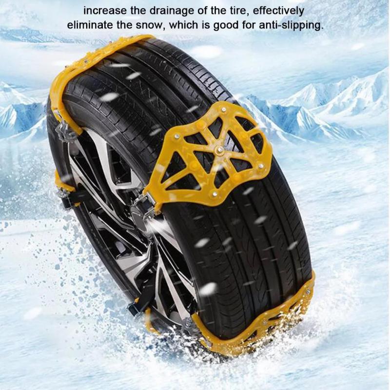 1Pc Autoband Sneeuw Keten Anti-Slip Ketting Driving Auto Accessoires Voor Winter Auto Mud Banden wielen Anti-Slip Outdoor