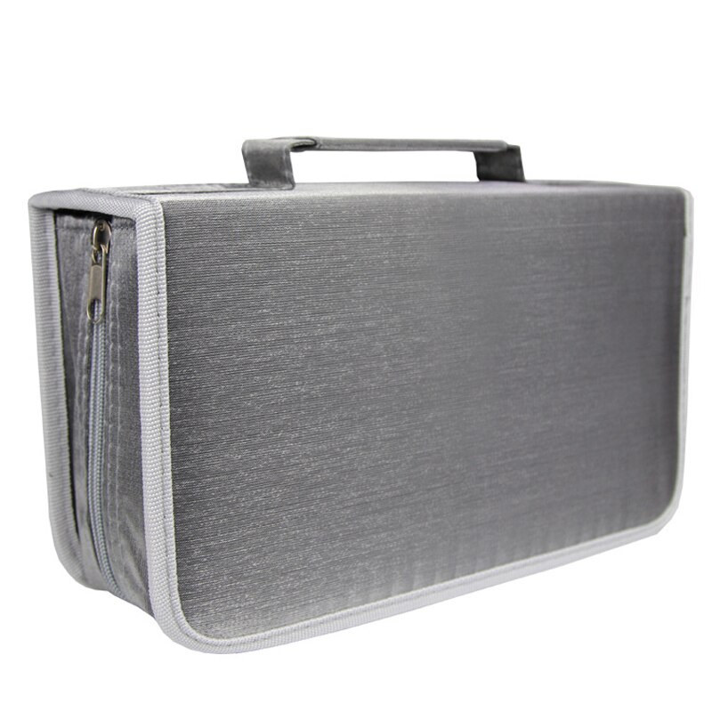 Étui de rangement pour DVD et CD, support de grande capacité pour disque, sac de transport Portable pour accessoires DVD et CD, 128