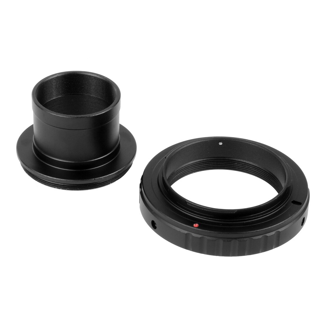 Lens Adapter 1.25 Inch T Ring Lens Mount Set DSLR Camera Accessory for Canon EOS Nikon Olympus Sony Pentax Telescope Microscope