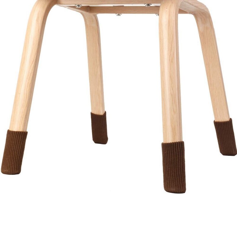 In 20204 stk stol ben sokker strikket elastisk møbler ben sokker stol ben gulv beskyttere stol fødder dækker